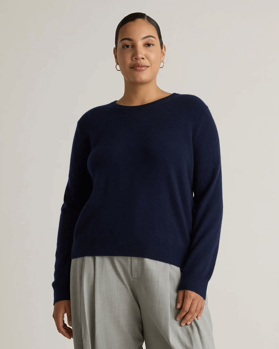 quince $50 cashmere crewneck